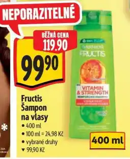 Albert Fructis šampon na vlasy nabídka