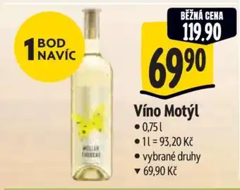Albert Víno Motýl nabídka