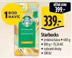 Albert Starbucks nabídka