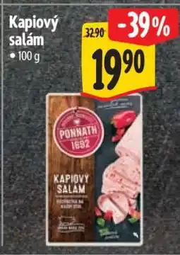 Albert Kapiový salám nabídka