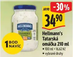 Albert Hellmann’s Tatarská omáčka 210 ml nabídka