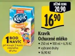 Albert Kravík ochucené mléko nabídka