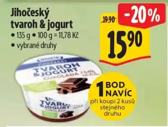 Albert Jihočeský tvaroh & jogurt nabídka