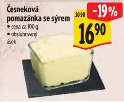 Albert Česneková pomazánka se sýrem nabídka