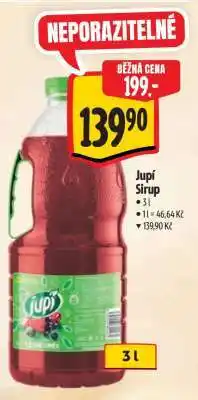 Albert Jupí sirup nabídka