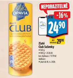 Albert Zlaté Club sušenky nabídka