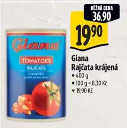 Albert Giana Rajčata krájená nabídka