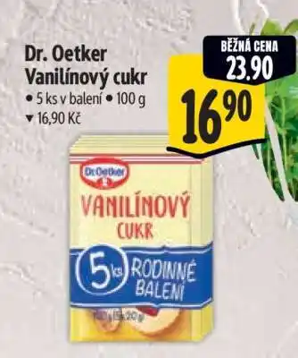 Albert Dr. Oetker Vanilínový cukr nabídka