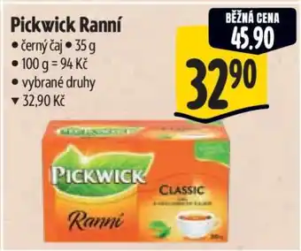 Albert Pickwick ranní nabídka