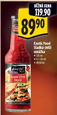 Albert Exotic Food sladká chilli omáčka nabídka