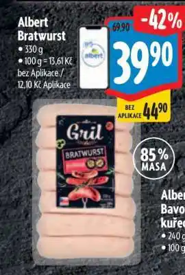 Albert Albert Bratwurst nabídka