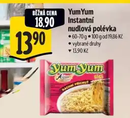 Albert YumYum Instantní nudlová polévka nabídka