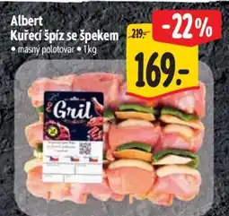 Albert Albert Kuřecí špíz se špekem nabídka