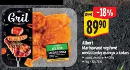 Albert Albert Marinované vepřové medailonky mango a kokos nabídka