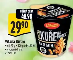 Albert Vitana bistro nabídka