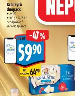 Albert Král Sýrů duopack nabídka