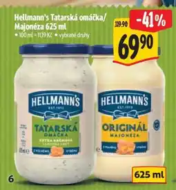 Albert Hellmann's Tatarská omáčka/Majonéza 625 ml nabídka