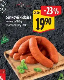 Albert Šunková klobása nabídka