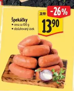 Albert ŠPEKÁČKY nabídka