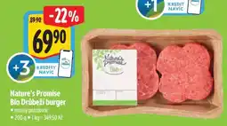 Albert Nature's Promise Bio Drůbeží burger nabídka