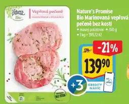 Albert Nature's Promise Bio Marinovaná vepřová pečeně bez kosti nabídka