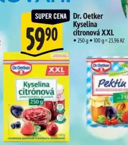 Albert Dr. Oetker Kyselina citronová XXL nabídka