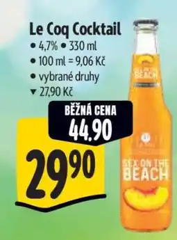 Albert Le Coq Cocktail nabídka