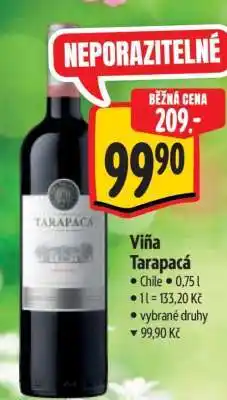 Albert Viña Tarapacá nabídka