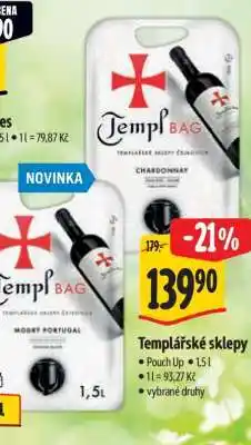 Albert Templářské sklepy nabídka