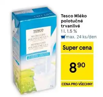 Tesco Tesco Mléko polotučné trvanlivé nabídka