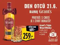 Albert Grant’s Triple Wood Whisky nabídka