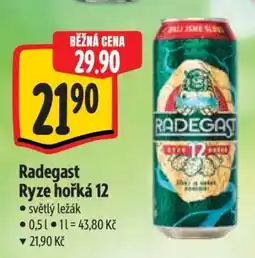 Albert Radegast Ryze Hořká 12 nabídka