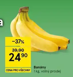 Tesco Banány nabídka