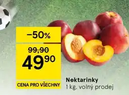 Tesco Nektarinky nabídka
