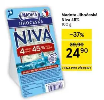Tesco Madeta Jihočeská Niva 45% nabídka
