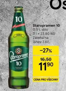 Tesco Staropramen 10 nabídka