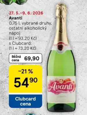 Tesco Avanti nabídka