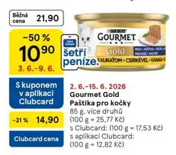 Tesco Gourmet Gold Paštika pro kočky nabídka