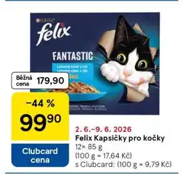 Tesco Felix kapsičky pro kočky nabídka