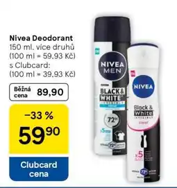 Tesco Nivea deodorant nabídka