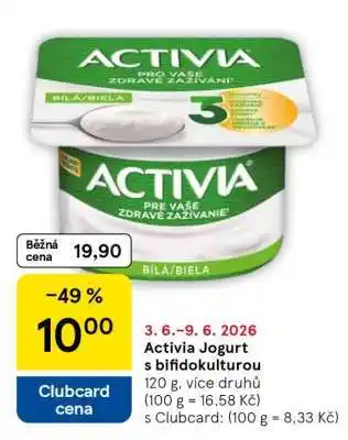 Tesco Activia Jogurt s bifidokulturou nabídka