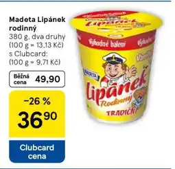 Tesco Madeta Lipánek rodinný nabídka
