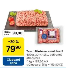 Tesco Tesco Mleté maso míchané nabídka