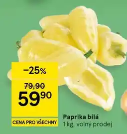 Tesco PAPRIKA BÍLÁ nabídka