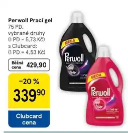 Tesco Perwoll prací gel nabídka