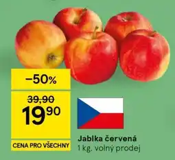 Tesco Jablka červená nabídka