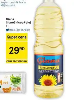 Tesco Giana Slunečnicový olej nabídka