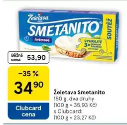 Tesco Želetava Smetanito nabídka