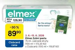 Tesco Elmex zubní pasta nabídka