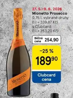 Tesco Mionetto Prosecco nabídka